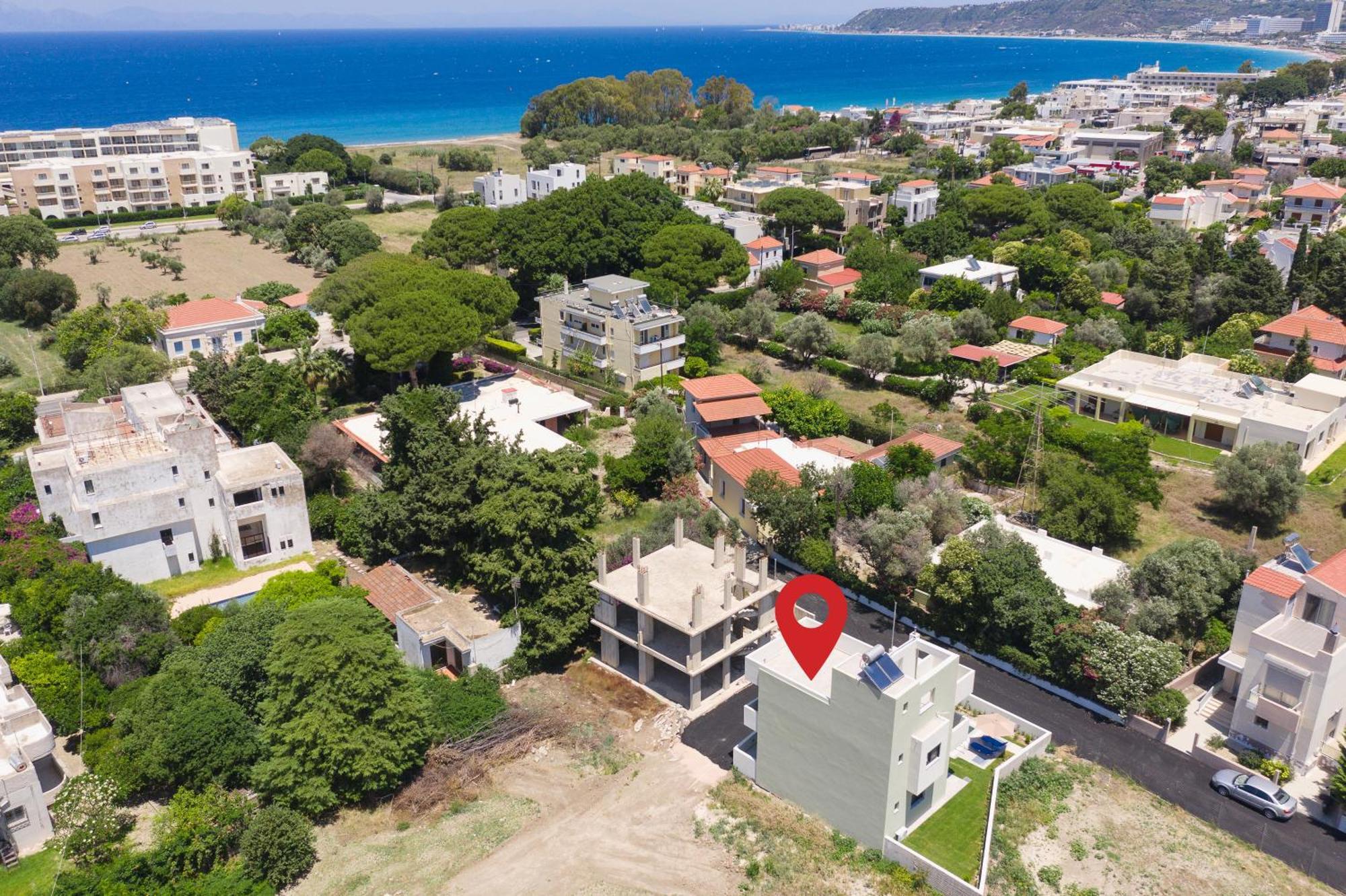 Green Villa Ialysos  Ngoại thất bức ảnh